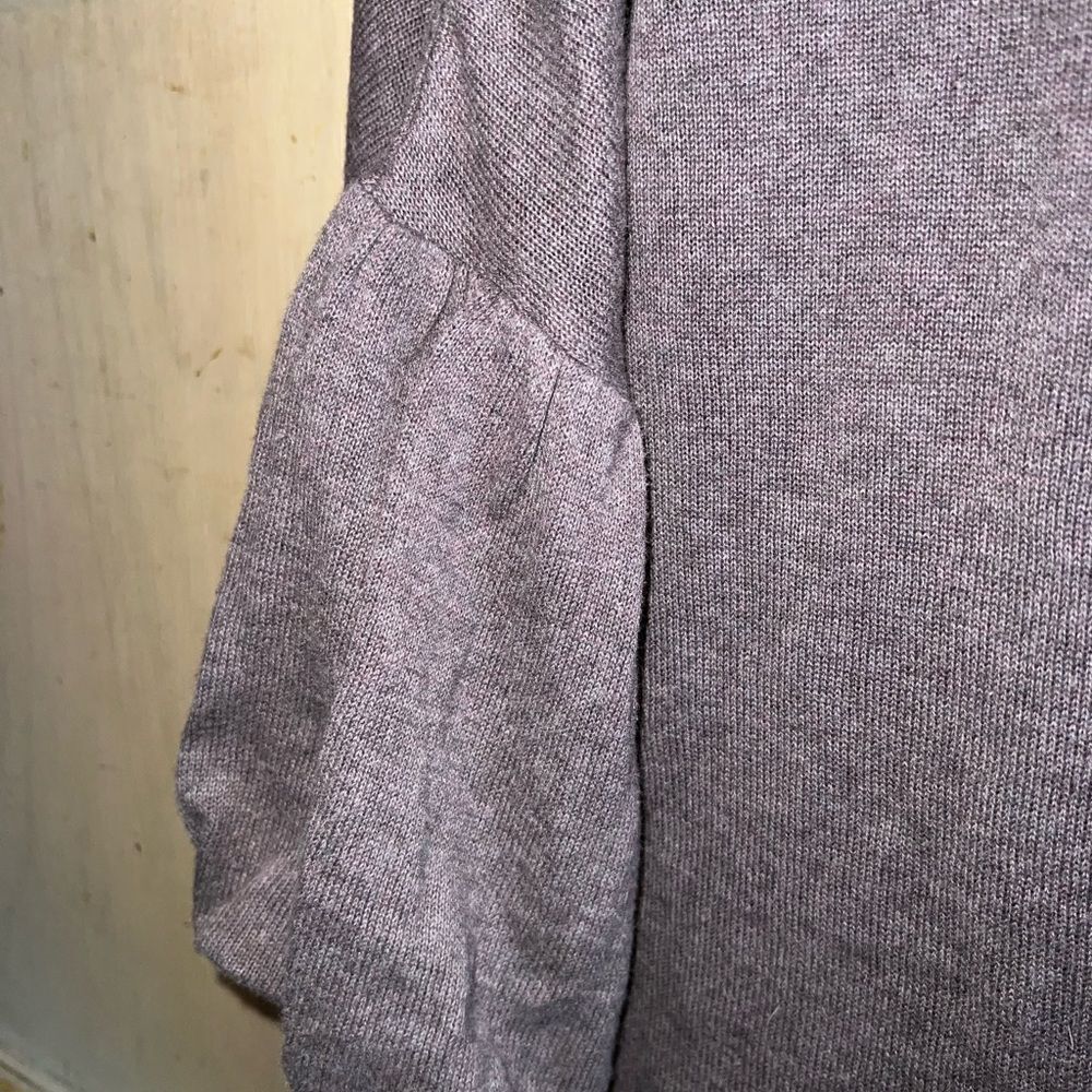 All cotton, elbow length bell sleeve sweater, unusual and sweet - Picture 8 of 9